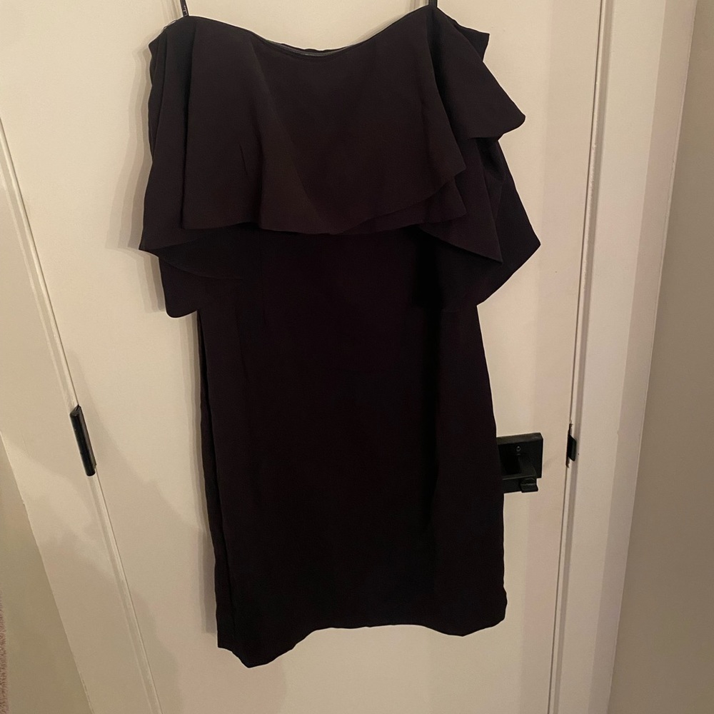 Black off the shoulder dress